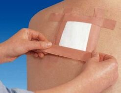 Verwendung eines therapeutischen Pflasters gegen Rückenschmerzen